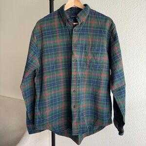 Lands' End Plaid Shirt